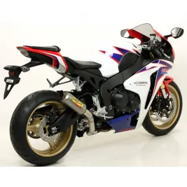 Terminale Di Scarico Arrow Honda Cbr 1000 RR 08 - 2011 Slip-On GP2 Titanio Moto 2