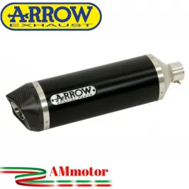 Terminale Di Scarico Arrow Honda Cbr 1000 RR 08 - 2011 Slip-On Indy Race Alluminio Dark Moto Fondello Carbonio