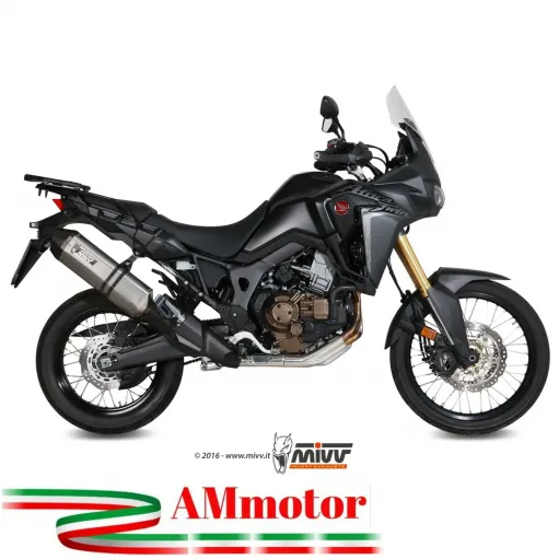 Mivv Honda Crf 1000 L Africa Twin Terminale Di Scarico Moto Marmitta Speed Edge Inox