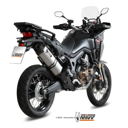 Mivv Honda Crf 1000 L Africa Twin Terminale Di Scarico Moto Marmitta Speed Edge Inox