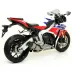 Terminale Di Scarico Arrow Honda Cbr 1000 RR 12 - 2013 Slip-On Indy Race Titanio Moto Fondello Carbonio