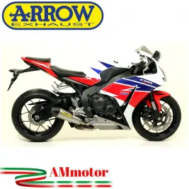 Terminale Di Scarico Arrow Honda Cbr 1000 RR 14 - 2016 Slip-On X-Kone Moto Fondello Carbonio Collettori Originali