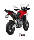 Ducati Multistrada 1200 Enduro Mivv Tubo Elimina Kat Catalizzatore Moto Collettore Di Scarico