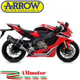 Terminale Di Scarico Arrow Honda Cbr 1000 RR 17 - 2019 Slip-On Race-Tech Alluminio Dark Moto