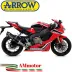 Terminale Di Scarico Arrow Honda Cbr 1000 RR 17 - 2019 Slip-On Race-Tech Alluminio Dark Moto