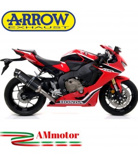 Terminale Di Scarico Arrow Honda Cbr 1000 RR 17 - 2019 Slip-On Race-Tech Carbonio Moto