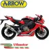 Terminale Di Scarico Arrow Honda Cbr 1000 RR 17 - 2019 Slip-On Race-Tech Titanio Moto