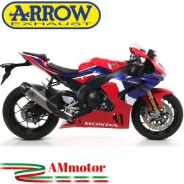 Terminale Di Scarico Arrow Honda Cbr 1000 RR-R  Slip-On Works Titanio Moto