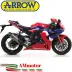Terminale Di Scarico Arrow Honda Cbr 1000 RR-R  Slip-On Works Titanio Moto