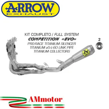 Arrow Honda Cbr 1000 RR-R Kit Completo Competion Evo Con Terminale Pro-Race Full Titanio