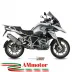 Mivv Bmw R 1200 Gs / Adventure 13 - 2018 Terminale Di Scarico Moto Marmitta Speed Edge Titanio Omologato