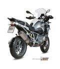 Mivv Bmw R 1200 Gs / Adventure 13 - 2018 Terminale Di Scarico Moto Marmitta Speed Edge Titanio Omologato