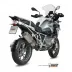 Mivv Bmw R 1200 Gs / Adventure 13 - 2018 Terminale Di Scarico Moto Marmitta Speed Edge Titanio Omologato
