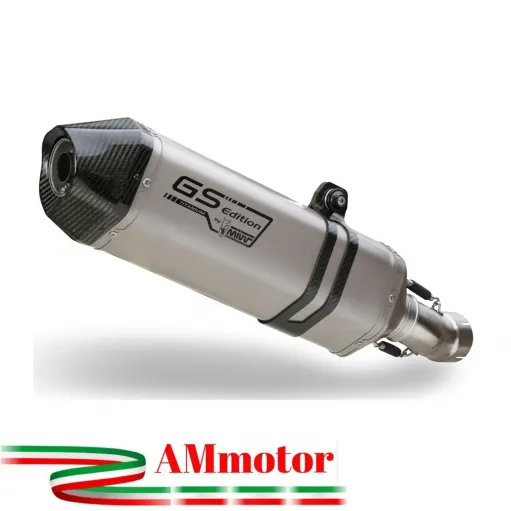 Mivv Bmw R 1200 Gs / Adventure 13 - 2018 Terminale Di Scarico Moto Marmitta Speed Edge Titanio Omologato