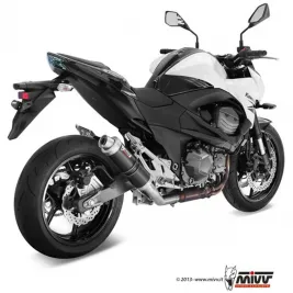 Mivv Kawasaki Z 800 E Terminale Di Scarico Moto Marmitta Gp Black Omologato 2