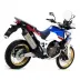 Terminale Di Scarico Arrow Honda Africa Twin Adv Sports 18 - 2019 Slip-On Maxi Race-Tech Titanio Moto Fondello Carbonio