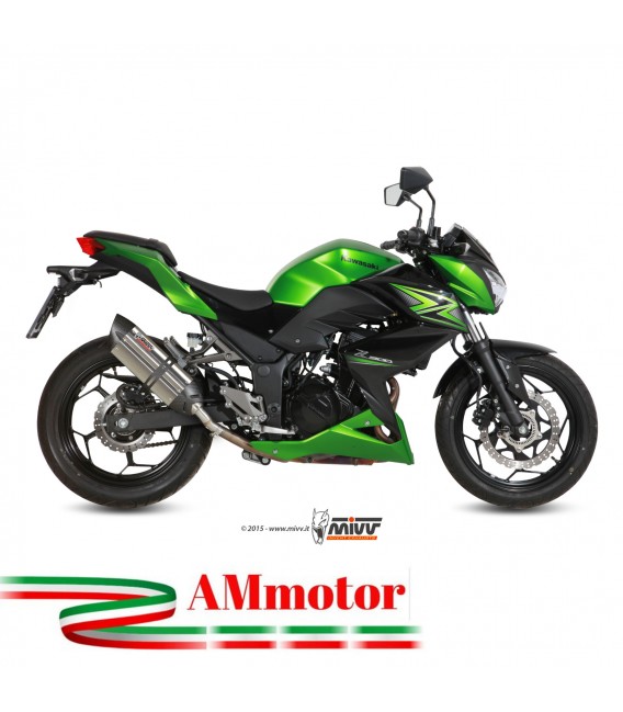 Mivv Kawasaki Z 300 Terminale Di Scarico Moto Marmitta Suono Inox Omologato
