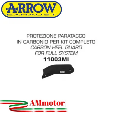 Protezione Paracalore Honda Crf 1000L Africa Twin 16 - 2019 In Carbonio Per Kit Completo 72021PO