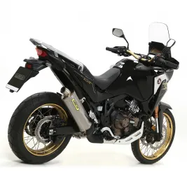 Terminale Di Scarico Arrow Honda Crf 1100L Africa Twin 20 - 2023 Maxi Race-Tech Titanio Moto 2