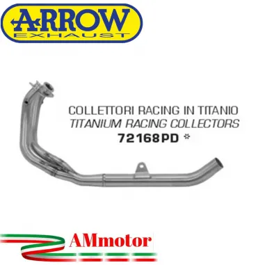 Honda Crf 1100L Africa Twin 20 - 2023 Arrow Moto Collettori Di Scarico Racing In Titanio