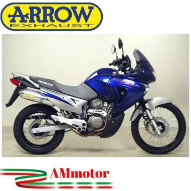 Terminale Di Scarico Arrow Honda Transalp 650 00 - 2007 Slip-On Race-Tech Alluminio Moto