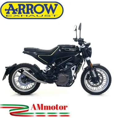 Terminale Di Scarico Arrow Husqvarna Svartpilen / Vitpilen 401 18 - 2019 Slip-On Pro-Race Nichom Moto