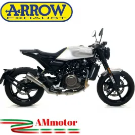 Terminale Di Scarico Arrow Husqvarna Vitpilen 701 18 - 2019 Slip-On Pro-Race Nichrom Moto