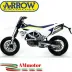 Terminale Di Scarico Arrow Husqvarna 701 Enduro / Supermoto 17 - 2020 Slip-On Race-Tech Titanio Moto