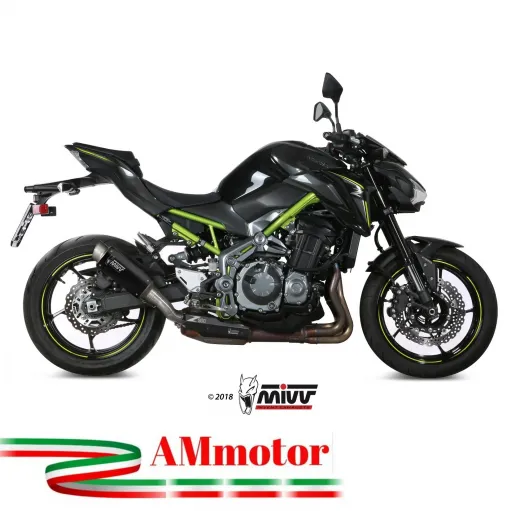 Mivv Kawasaki Z 900 Terminale Di Scarico Marmitta Gp Pro Black Moto Omologato