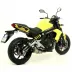 Terminale Di Scarico Arrow Kawasaki ER-6N 12 - 2016 Slip-On Race-Tech Titanio Moto Fondello Carbonio
