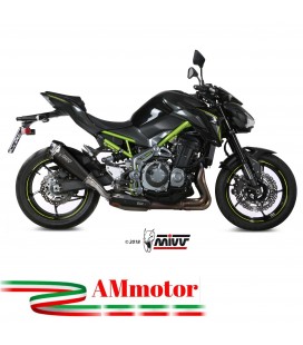 Mivv Kawasaki Z 900 Terminale Di Scarico Marmitta Delta Race Black Moto Omologato