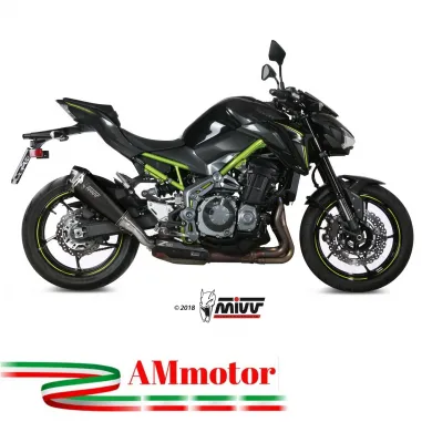 Mivv Kawasaki Z 900 Terminale Di Scarico Marmitta Delta Race Black Moto Omologato
