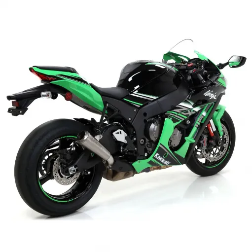 Terminale Di Scarico Arrow Kawasaki ZX-10R 16 - 2019 Slip-On Pro-Race Titanio Moto