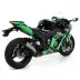 Terminale Di Scarico Arrow Kawasaki ZX-10R 16 - 2019 Slip-On Pro-Race Titanio Moto