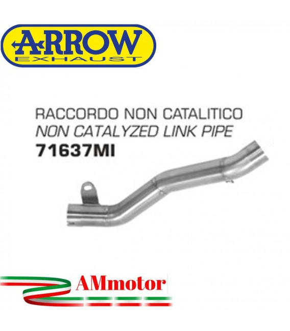 Raccordo Kawasaki ZX-10R 16 - 2019 Arrow Moto Per Terminali Arrow Non Catalitico