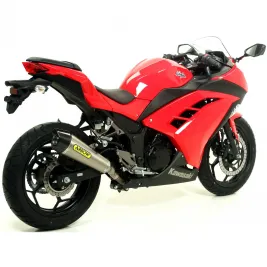 Terminale Di Scarico Arrow Kawasaki Ninja 250 13 - 2016 Slip-On X-Kone Moto 2
