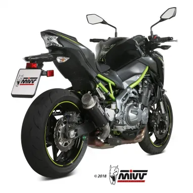 Mivv Kawasaki Z 900 Terminale Di Scarico Marmitta Gp Pro Carbonio Moto Omologato