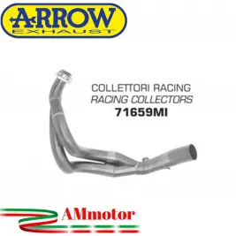 Kawasaki Ninja 650 17 - 2020 Arrow Moto Collettori Di Scarico Racing In Acciaio