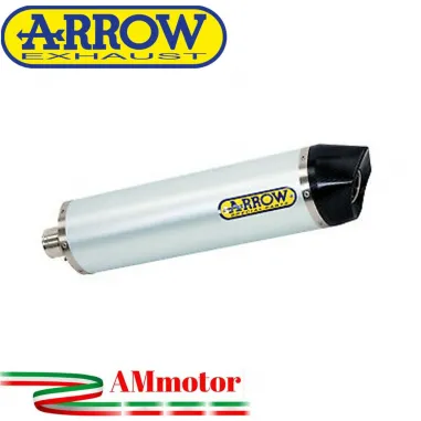 Terminale Di Scarico Arrow Kawasaki Ninja 1000 SX 20 - 2024 Slip-On Indy-Race Alluminio Moto Fondello Carbonio