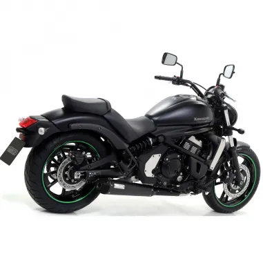 Arrow Kawasaki Vulcan S 650 14 - 2016 Kit Scarico Completo Rebel Con Fondello Carbonio Omologato