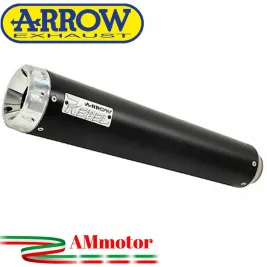 Terminale Di Scarico Arrow Kawasaki Vulcan S 650 17 - 2020 Slip-On Rebel Moto Fondello Alluminio Lucido