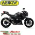 Terminale Di Scarico Arrow Kawasaki Z 300 15 - 2016 Slip-On X-Kone Moto