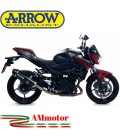 Terminale Di Scarico Arrow Kawasaki Z 400 19 - 2020 Slip-On Race-Tech Carbonio Moto Fondello Carbonio