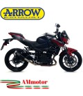 Terminale Di Scarico Arrow Kawasaki Z 400 19 - 2020 Slip-On Pro-Race Nichrom Dark Moto