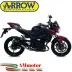 Terminale Di Scarico Arrow Kawasaki Z 400 19 - 2020 Slip-On Pro-Race Nichrom Dark Moto