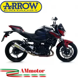 Terminale Di Scarico Arrow Kawasaki Z 400 19 - 2020 Slip-On X-Kone Moto