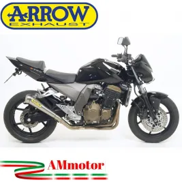 Terminale Di Scarico Arrow Kawasaki Z 750 04 - 2006 Slip-On Pro-Race Nichrom Moto