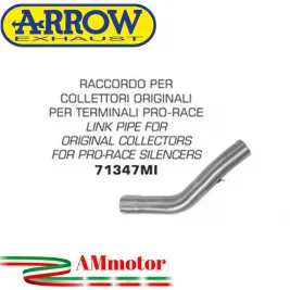 Raccordo Kawasaki Z 750 04 - 2006 Arrow Moto Per Collettori Originali Per Terminali Pro-Race