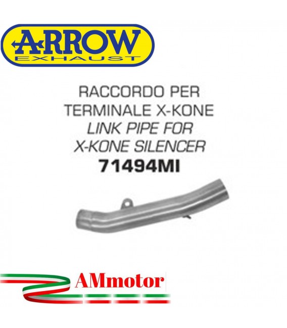 Raccordo Kawasaki Z 750 R 11 - 2014 Arrow Moto Per Terminali X-Kone