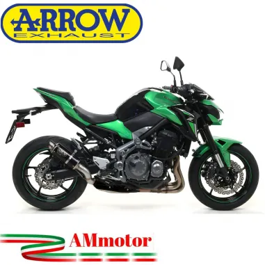 Terminale Di Scarico Arrow Kawasaki Z 900 17 - 2019 Slip-On GP2 Dark Moto